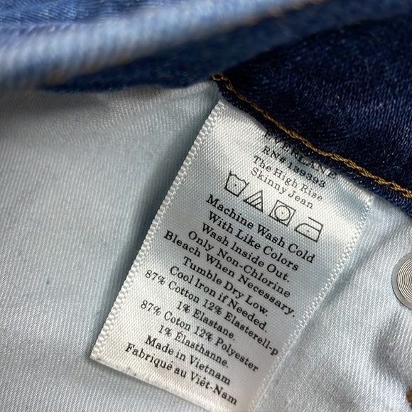 Everlane High Rise Skinny Jeans Size 29 - Picture 3 of 10